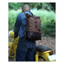 Trip Machine Backpack panniers tobacco