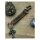 Trip Machine Classic keyring tobacco
