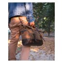 Trip Machine Outlaw saddlebag tobacco