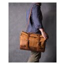 Trip Machine Outlaw saddlebag vintage tan