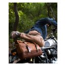 Trip Machine Outlaw saddlebag vintage tan