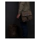 Trip Machine Messenger bag tobacco