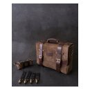 Trip Machine Warrior saddlebag  tobacco brown