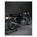 Trip Machine, Diamond leather gas tank pad set. Black