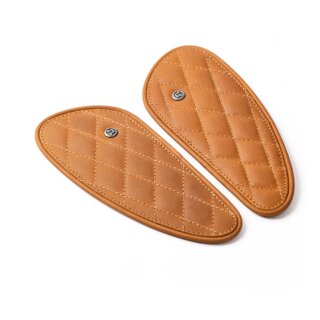 Trip Machine Diamond leather tankpad tan
