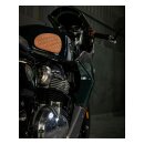 Trip Machine, Diamond leather gas tank pad set. Tan