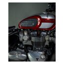 Trip Machine, Classic leather tank pad set. Black