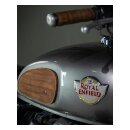 Trip Machine, Classic leather tank pad set. Tobacco