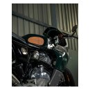 Trip Machine, Classic leather tank pad set. Tobacco