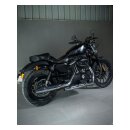 Trip Machine, Mini Classic leather tank pads. Black