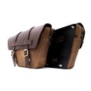 Trip Machine Wingman bag pair tobacco brown