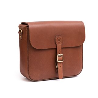 Trip Machine, Classic saddlebag. Cognac brown