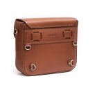 Trip Machine, Classic saddlebag. Cognac brown