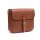 Trip Machine, Classic saddlebag. Cognac brown