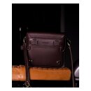 Trip Machine, Classic saddlebag. Caffeine brown