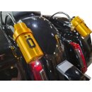 Öhlins STX36 Blackline Stoßdämpfer hinten 310,5mm für Harley Touring 14-24