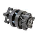 Arlen Ness, wheel hub front. Black