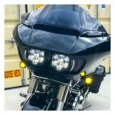 Custom Dynamics V2 Shark Demon LED Scheinwerfer für Harley Road Glide 15-24