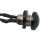 5/16" Custom Edelstahl Taster Black