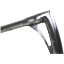 280 Medium Flow Bar Super Fat Handlebar for Road Glide with 1 1/4" Clamp Diameter 3-Hole Raw 1,4" Throttle By Wire