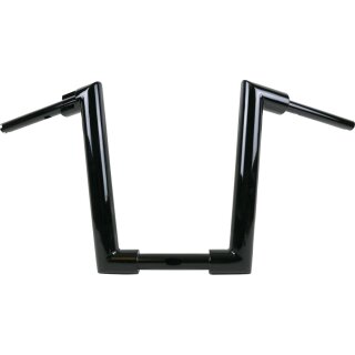 2" Str8UP Handlebar for Road Glide Extra Tall (430mm) Black Powder Coated Cable Clutch Throttle By Wire