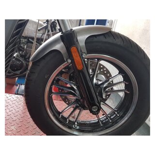 Front Fender for Indian Scout with OE Tire Raw Steel