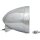 Flamed 7" Headlight Housing Chrome