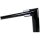 2" Str8UP Handlebar for Road Glide Medium (280mm) Black Powder Coated Cable Clutch Throttle By Wire