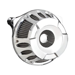Deep Cut Inverted Series Air Cleaner TBW Models Chrome