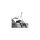 18" Multitude Stick Sissy Bar For 200 mm rear tire Softails, Width 11" Chrome