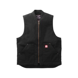 West Coast Choppers Arbeitsweste schwarz 4XL