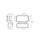 D2 Multifuncton Speedo- and Tachometer 8 Color Changeable Display