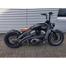 Round Bobber 200 Rear Fender for Indian Scout Raw Steel