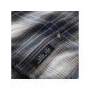 West Cost Choppers Riser Shirt Blue/Brown L