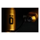 Öhlins STX36 Blackline Stoßdämpfer hinten 328,5mm für Harley Touring 14-24