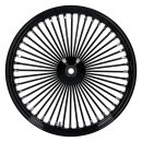 MCS Radial 48 fat spoke front wheel 3.50 x 23 SF black
