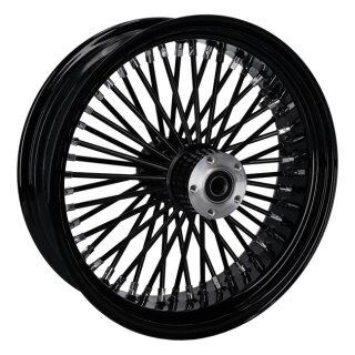 Custom Big Spoke Felge hinten schwarz für Harley Touring 02-07 18X5.5"