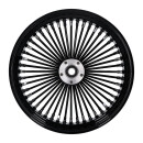 Custom Big Spoke Felge hinten schwarz für Harley Touring 02-07 18X5.5"