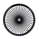 MCS Radial 48 fat spoke front wheel 2.15 x 21 SF black