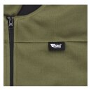Roeg Frits Retro Biker Trainingsjacke Armee grün oliv
