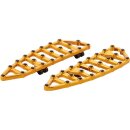 MX Driver Floorboards Gold Anodized