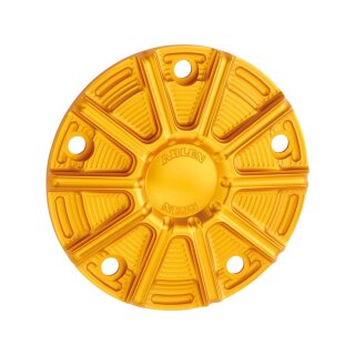 10-Gauge Point Cover 5-hole Gold Anodized