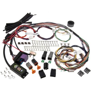 Complete Bike Harness With Starter Relay, 3-Circuits and Turn Signal Self Canceling Module