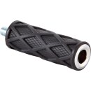 Diamond Shift Peg Black Rubber Peg, Chrome End Cap