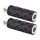 Diamond Footpegs Black Rubber Peg, Chrome End Cap Male Mount
