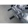 Diamond Footpegs Black Rubber Peg, Chrome End Cap Male Mount