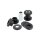 Handlebar Damper Kit Black Coated Cup Whashers Black