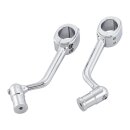 Forged Highway Peg Mounts Including Arlen Ness Chrome...
