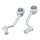 Forged Highway Peg Mounts Including Arlen Ness Chrome Knurled Style Shifter Pegs Chrome