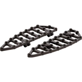 MX Driver Floorboards Black Anodized